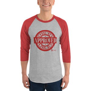 Proline Approved 3/4 sleeve raglan shirt Red Gray